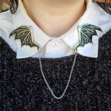 Load image into Gallery viewer, SECONDS Vampire Wings Chained Pins
