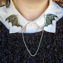 Load image into Gallery viewer, SECONDS Vampire Wings Chained Pins