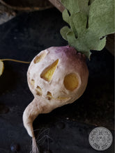 Load image into Gallery viewer, Samhain Turnip Jack O Lantern Art Doll