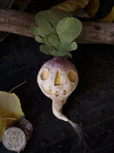 Load image into Gallery viewer, Samhain Turnip Jack O Lantern Art Doll