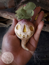 Load image into Gallery viewer, Samhain Turnip Jack O Lantern Art Doll