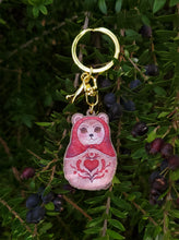 Load image into Gallery viewer, Bear Matryoshka Wooden Charm