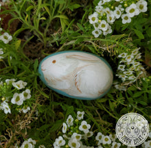 Load image into Gallery viewer, Hand Painted Easter Egg + Rabbit