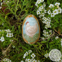 Load image into Gallery viewer, Hand Painted Easter Egg + Hen