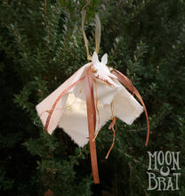 Load image into Gallery viewer, Mari Lwyd Ornament - Candlelight Orange