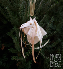 Load image into Gallery viewer, Mari Lwyd Ornament - Sugar Cookie Ivory