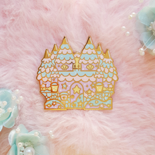 Load image into Gallery viewer, Mermaid Castle Enamel Pin