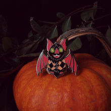 Load image into Gallery viewer, Dapper Bat Enamel Pin