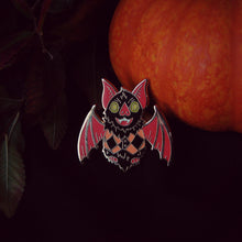 Load image into Gallery viewer, Dapper Bat Enamel Pin