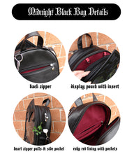 Load image into Gallery viewer, Magical Cathedral Ita Bag - Midnight Black