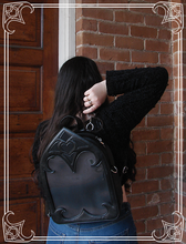 Load image into Gallery viewer, Magical Cathedral Ita Bag - Blood Moon Crimson