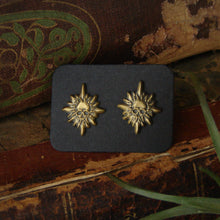 Load image into Gallery viewer, Catacomb Saint Earrings - Antique Gold