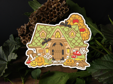 Load image into Gallery viewer, Autumn Animal Crossing House Sticker
