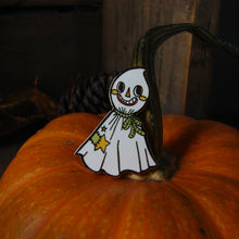 Load image into Gallery viewer, SECONDS Halloween Ghost Enamel Pin