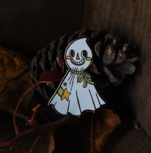 Load image into Gallery viewer, SECONDS Halloween Ghost Enamel Pin