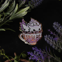 Load image into Gallery viewer, Ghost Trio Latte Enamel Pin