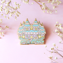 Load image into Gallery viewer, Mermaid Castle Enamel Pin
