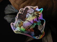 Load image into Gallery viewer, Holo Oni Sticker [color variations]
