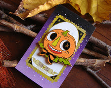 Load image into Gallery viewer, SECONDS Pumpkin Dandy Enamel Pin