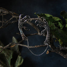 Load image into Gallery viewer, SECONDS Raven Feet Chained Enamel Pins