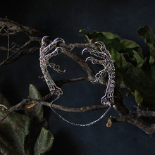 Load image into Gallery viewer, Raven Feet Chained Enamel Pins