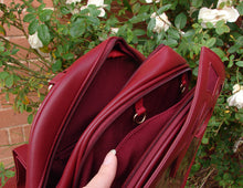 Load image into Gallery viewer, Magical Cathedral Ita Bag - Blood Moon Crimson