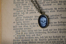 Load image into Gallery viewer, Skull Memento Mori Painted Pendant