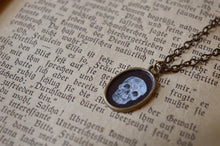 Load image into Gallery viewer, Skull Memento Mori Painted Pendant