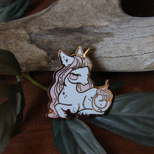 Load image into Gallery viewer, Sleepy Unicorn Enamel Pin