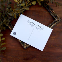 Load image into Gallery viewer, Cat at Gothic Window Postcard 4 x 6