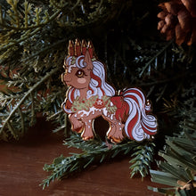 Load image into Gallery viewer, Winter Pony Enamel Pin