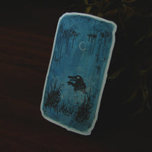 Load image into Gallery viewer, Metallic Zombie Alligator Sticker