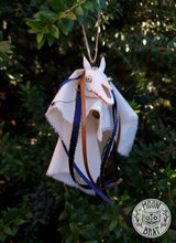 Load image into Gallery viewer, Mari Lwyd Ornament - Winter&#39;s Night
