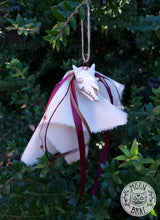 Load image into Gallery viewer, Mari Lwyd Ornament - Mulled Wine
