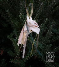 Load image into Gallery viewer, Mari Lwyd Ornament - Evergreen
