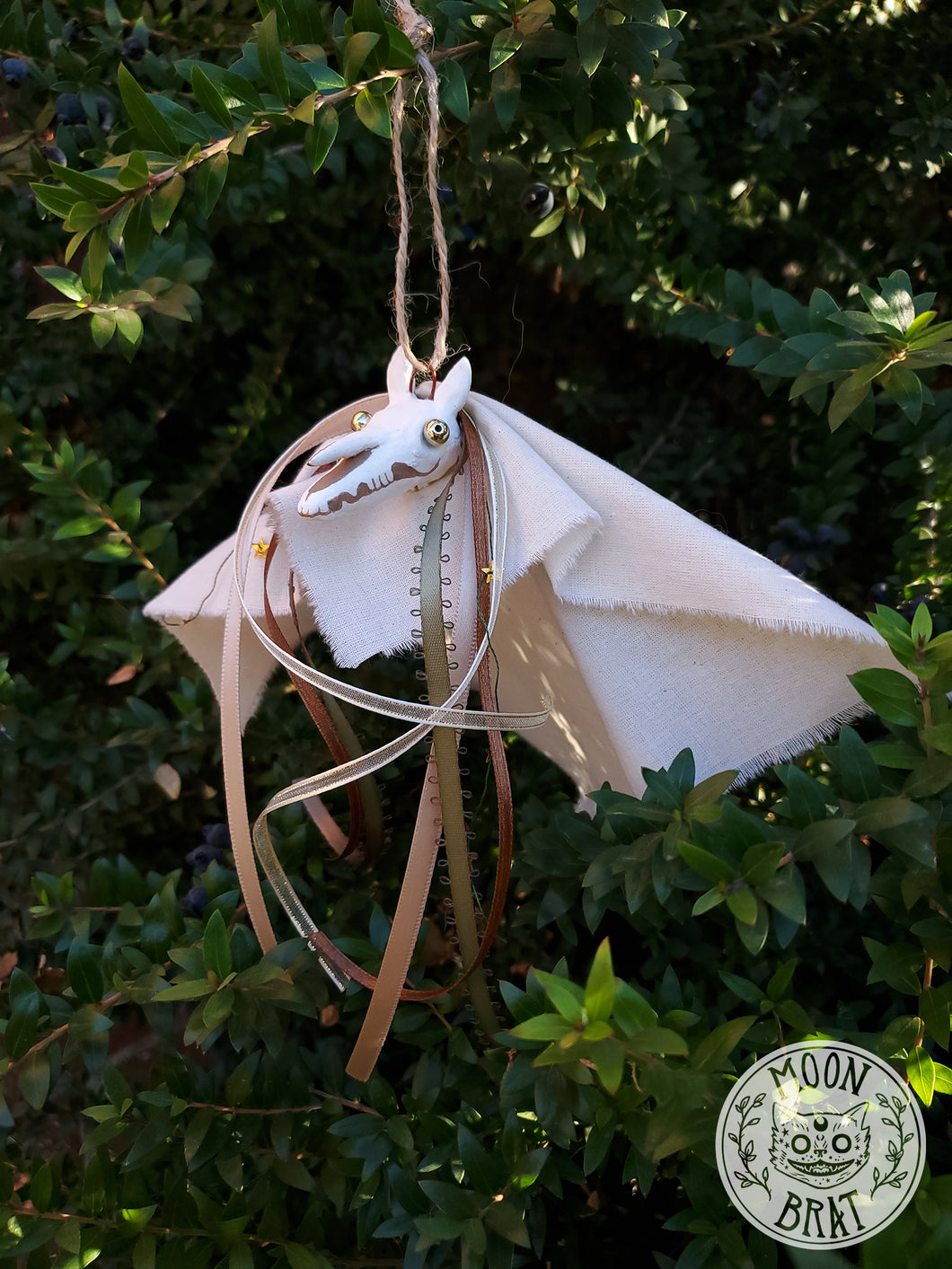 Mari Lwyd Ornament - Sugared Spruce