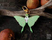 Load image into Gallery viewer, Luna Moth Charm
