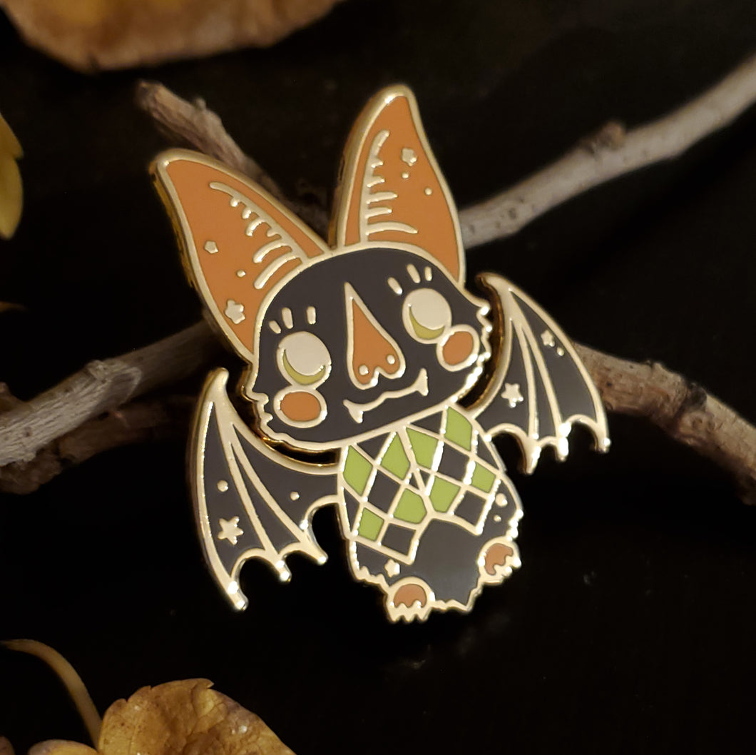 Halloween Bat Enamel Pin
