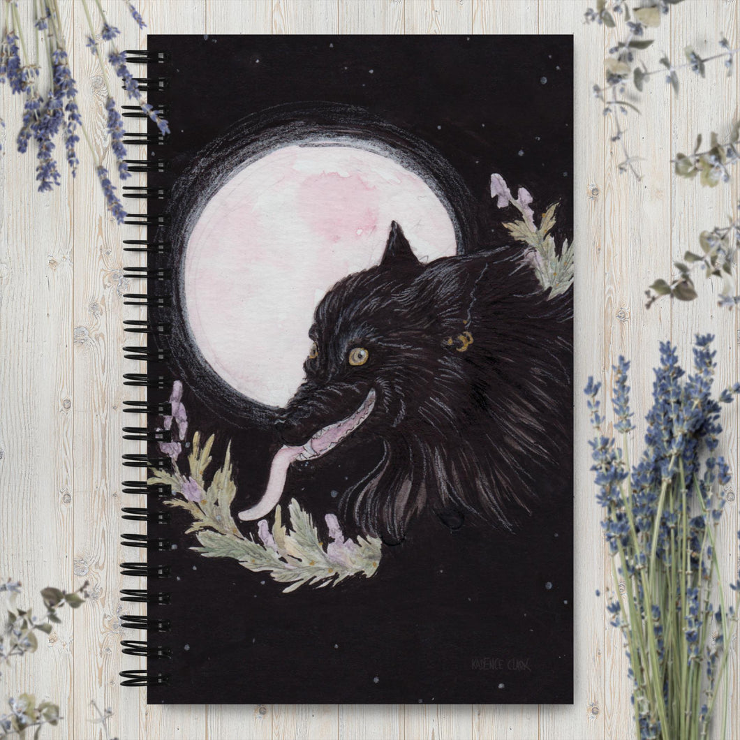 Werewolf Spiral Notebook