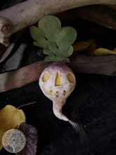 Load image into Gallery viewer, Samhain Turnip Jack O Lantern Art Doll
