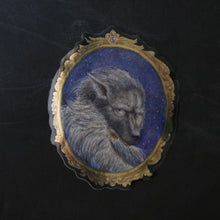 Load image into Gallery viewer, Blaidd Portrait Sticker - Metallic Frame
