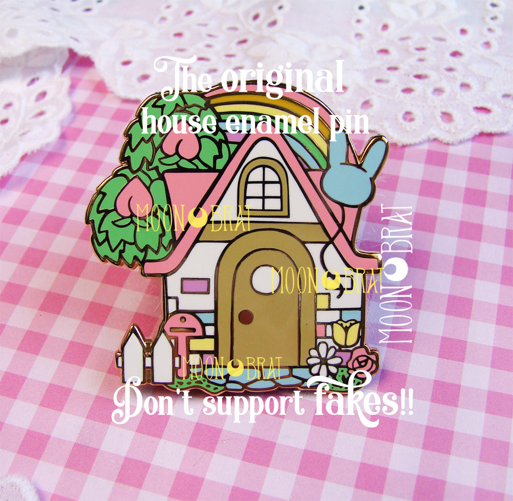SECONDS Animal Crossing House Enamel Pin