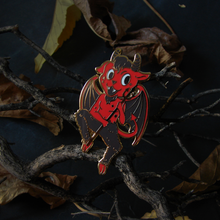 Load image into Gallery viewer, Halloween Devil Enamel Pin
