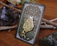 Load image into Gallery viewer, SECONDS Baba Yaga Witch Enamel Pin
