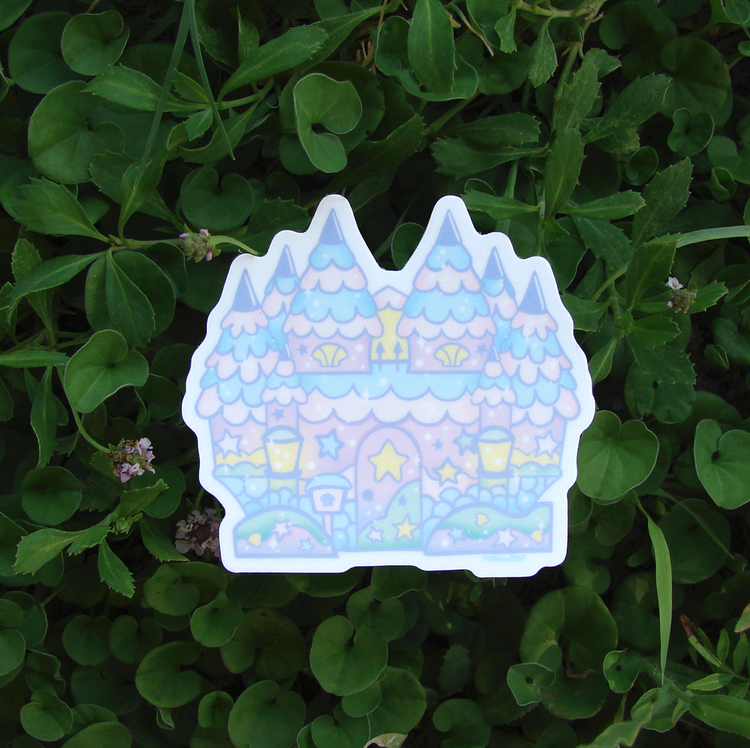 Mermaid Castle Vinyl Sticker