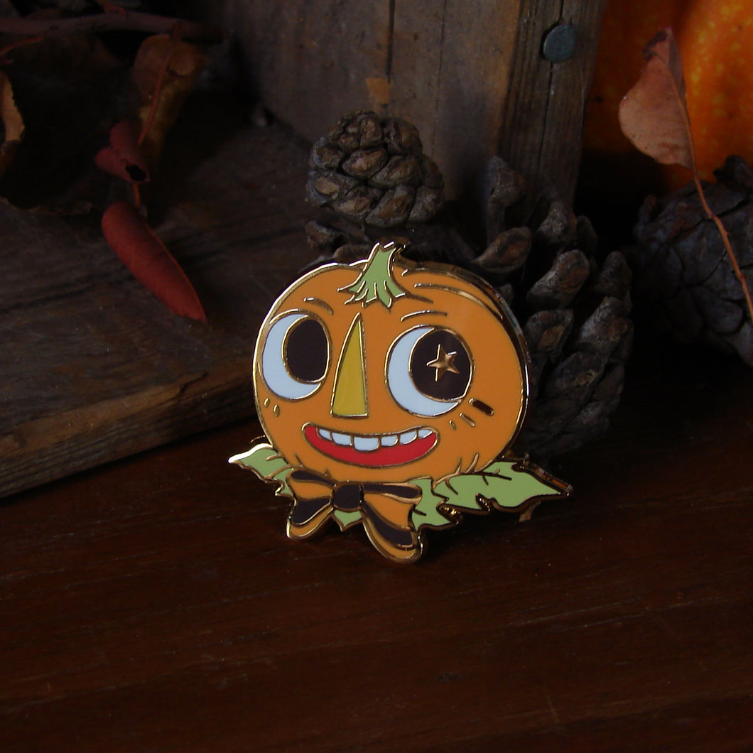 Pumpkin Dandy Enamel Pin