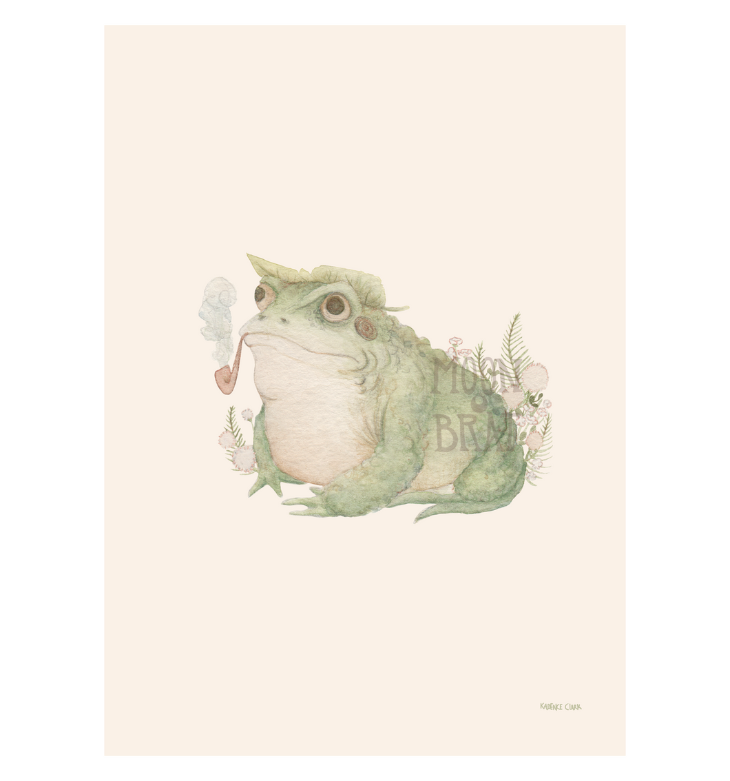 Archibald Toad Print 5 x 7