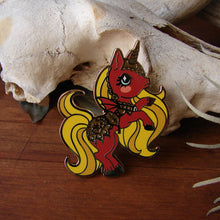 Load image into Gallery viewer, SECONDS War Unicorn Enamel Pin
