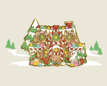 Load image into Gallery viewer, SECONDS Winter Animal Crossing Enamel Pin
